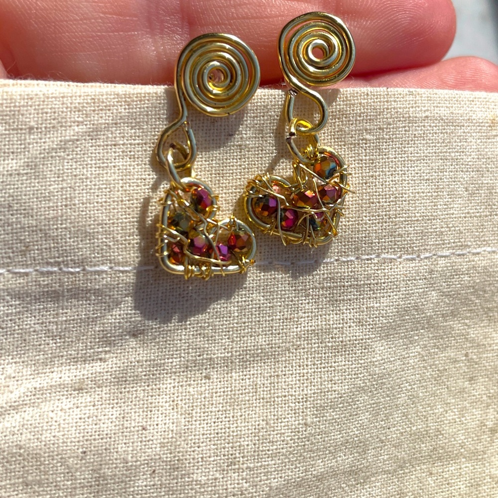 Heart earrings